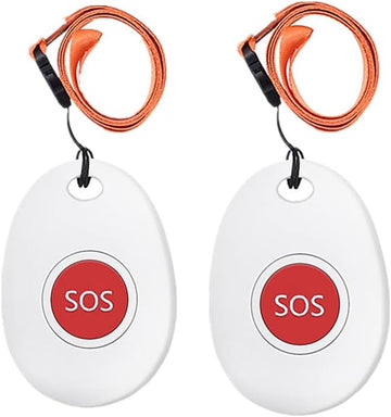 CallToU Wireless Caregiver Pager Call Button Nurse Alert System Call Bell for Home Elderly Patient Emergency(Need Pair with Receiver to Work) CallToU